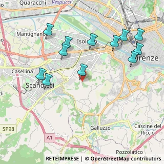 Mappa Via del Ferrone, 50143 Firenze FI, Italia (2.2875)