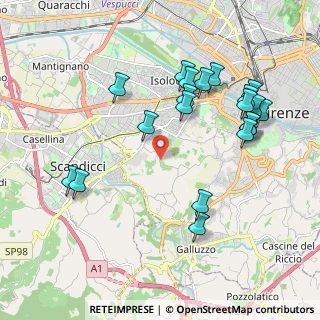 Mappa Via del Ferrone, 50143 Firenze FI, Italia (2.1645)