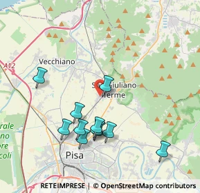 Mappa Via G. Matteotti, 56017 San Giuliano Terme PI, Italia (3.93364)