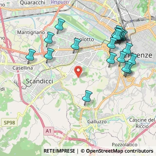 Mappa Via del Ferrone, 50125 Firenze FI, Italia (2.564)