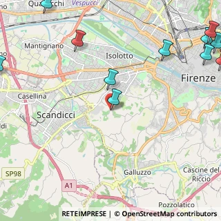 Mappa Via del Ferrone, 50125 Firenze FI, Italia (3.60167)