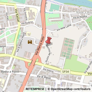 Mappa Viuzzo del pozzetto 1, 50126 Firenze, Firenze (Toscana)
