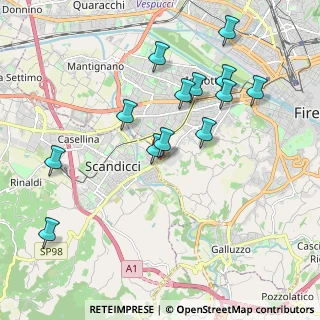 Mappa Via di Scandicci, 50143 Scandicci FI, Italia (2.04615)