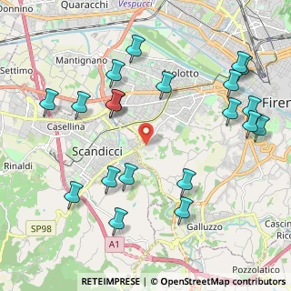 Mappa Via Torregalli, 50143 Scandicci FI, Italia (2.493)