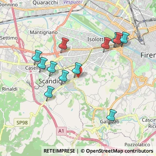 Mappa Via Torregalli, 50143 Scandicci FI, Italia (2.0925)