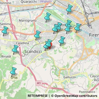 Mappa Via Torregalli, 50143 Scandicci FI, Italia (2.20571)