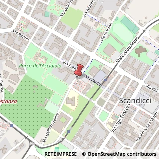 Mappa Via Galileo Galilei, 50018 Scandicci FI, Italia, 50018 Scandicci, Firenze (Toscana)