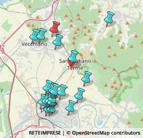 Mappa Via Giorgio Vasari San Giuliano Terme, 56017 San Giuliano Terme PI, Italia (4.45)