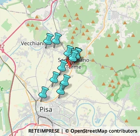 Mappa Via Giorgio Vasari San Giuliano Terme, 56017 San Giuliano Terme PI, Italia (2.11)