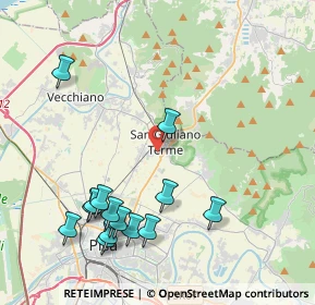 Mappa Via Giorgio Vasari San Giuliano Terme, 56017 San Giuliano Terme PI, Italia (4.81667)