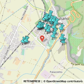 Mappa Via Giorgio Vasari San Giuliano Terme, 56017 San Giuliano Terme PI, Italia (0.41481)