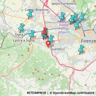 Mappa Via di Casellina snc Primo piano isola E, 50018 Scandicci FI, Italia (4.68857)