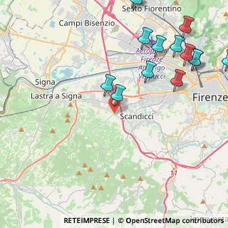 Mappa Via di Casellina snc Primo piano isola E, 50018 Scandicci FI, Italia (6.41882)