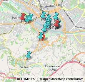 Mappa Via Michele di Lando, 50125 Firenze FI, Italia (1.62063)