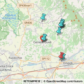 Mappa Via Guidi, 50050 Cerreto Guidi FI, Italia (3.94364)