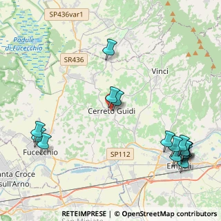 Mappa Via Guidi, 50050 Cerreto Guidi FI, Italia (5.664)