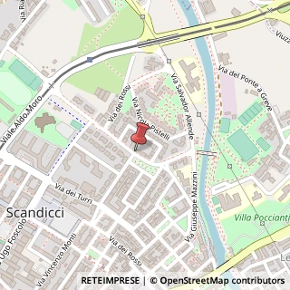 Mappa Via dei Rossi, 122, 50018 Scandicci, Firenze (Toscana)