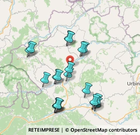 Mappa Località Maiano, 61026 Lunano PU, Italia (7.8215)