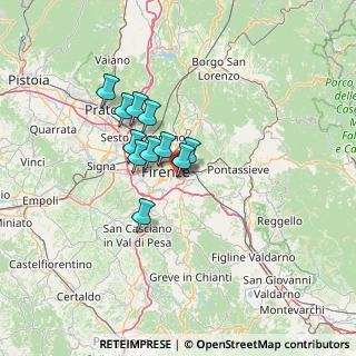 Mappa Viale Donato Giannotti, 50136 Firenze FI, Italia (9.57727)
