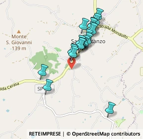 Mappa Str. S. Francesco, 61039 San Costanzo PU, Italia (0.829)