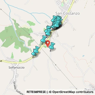 Mappa Str. S. Francesco, 61039 San Costanzo PU, Italia (0.40417)