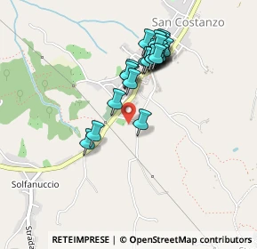 Mappa Strada S. Francesco, 61039 San Costanzo PU, Italia (0.40417)