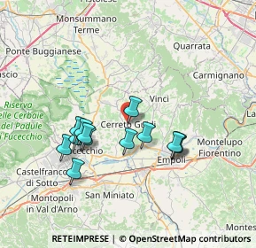 Mappa Via dei Ponti Medicei, 50050 Cerreto Guidi FI, Italia (6.51154)
