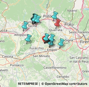 Mappa Via dei Ponti Medicei, 50050 Cerreto Guidi FI, Italia (10.601)
