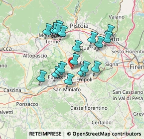 Mappa Piazza Umberto I, 50050 Cerreto Guidi FI, Italia (11.894)