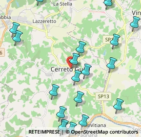 Mappa Via dei Ponti Medicei, 50050 Cerreto Guidi FI, Italia (2.8395)