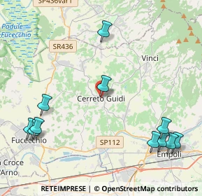 Mappa Via dei Ponti Medicei, 50050 Cerreto Guidi FI, Italia (5.52909)