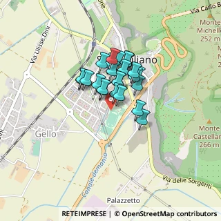 Mappa Via M. Dinucci, 56017 San Giuliano Terme PI, Italia (0.292)