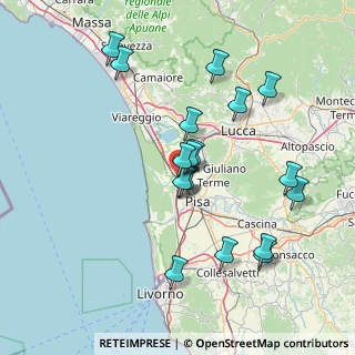Mappa Via delle Catene, 56017 San Giuliano Terme PI, Italia (14.86778)