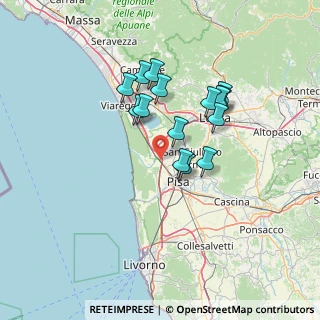 Mappa Via delle Catene, 56017 San Giuliano Terme PI, Italia (11.74933)