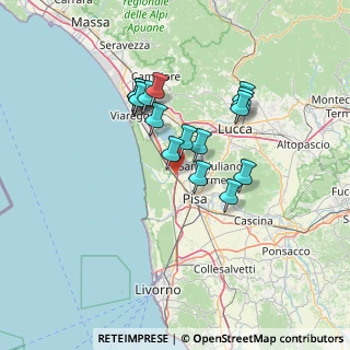 Mappa Via delle Catene, 56017 San Giuliano Terme PI, Italia (11.66938)