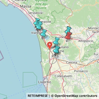 Mappa Via delle Catene, 56017 San Giuliano Terme PI, Italia (12.24818)