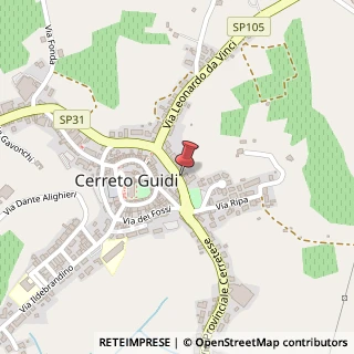 Mappa Via Pianello Val Tidone, 41, 50050 Cerreto Guidi, Firenze (Toscana)