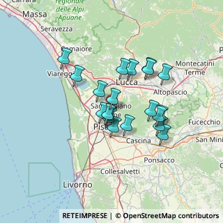 Mappa Via delle Cave San Giuliano Terme, 56017 San Giuliano Terme PI, Italia (11.2475)