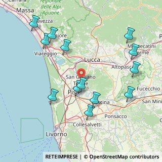 Mappa Via delle Cave San Giuliano Terme, 56017 San Giuliano Terme PI, Italia (18.49385)
