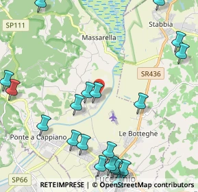 Mappa Via Poggio Osanna, 50054 Fucecchio FI, Italia (2.9195)