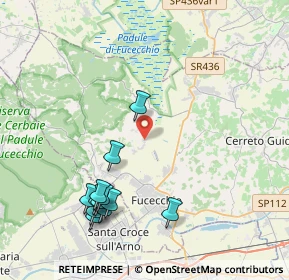 Mappa Via Poggio Osanna, 50054 Fucecchio FI, Italia (4.63583)