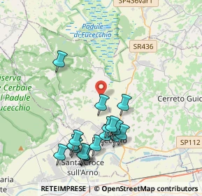 Mappa Via Poggio Osanna, 50054 Fucecchio FI, Italia (4.29412)