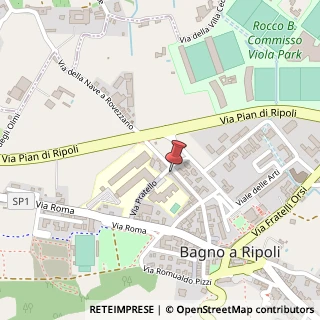 Mappa Via della Nave A Rovezzano, 66, 50012 Bagno a Ripoli, Firenze (Toscana)