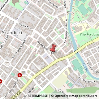Mappa Via Ferruccio Mangani, 1, 50018 Scandicci, Firenze (Toscana)