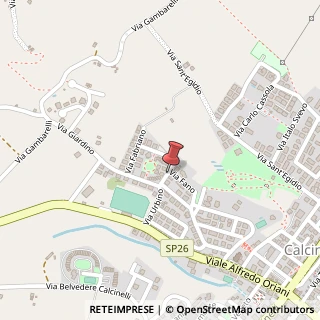 Mappa Via Urbino, 14, 61040 Saltara, Pesaro e Urbino (Marche)