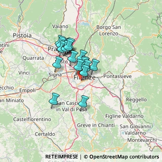 Mappa Via Cardinale Leopoldo, 50124 Firenze FI, Italia (9.629)