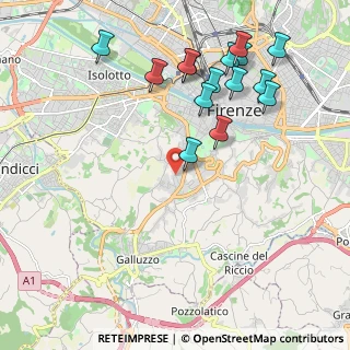 Mappa Via Cardinale Leopoldo, 50124 Firenze FI, Italia (2.364)
