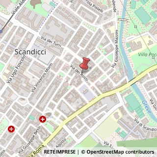 Mappa Via dei Rossi, 38/D, 50018 Scandicci, Firenze (Toscana)