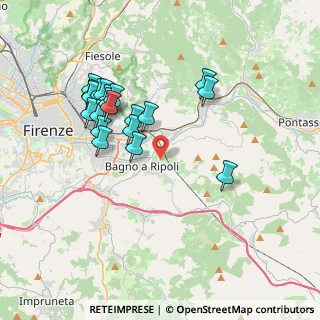 Mappa Via di Quarto, 50012 Rimaggio FI, Italia (3.6675)
