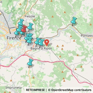 Mappa Via di Quarto, 50012 Rimaggio FI, Italia (4.51231)